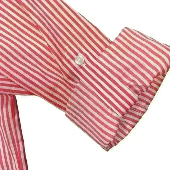 Calvin Klein Woman’s Red and White Stripes Blouse. SM/CH - Picture 8 of 10